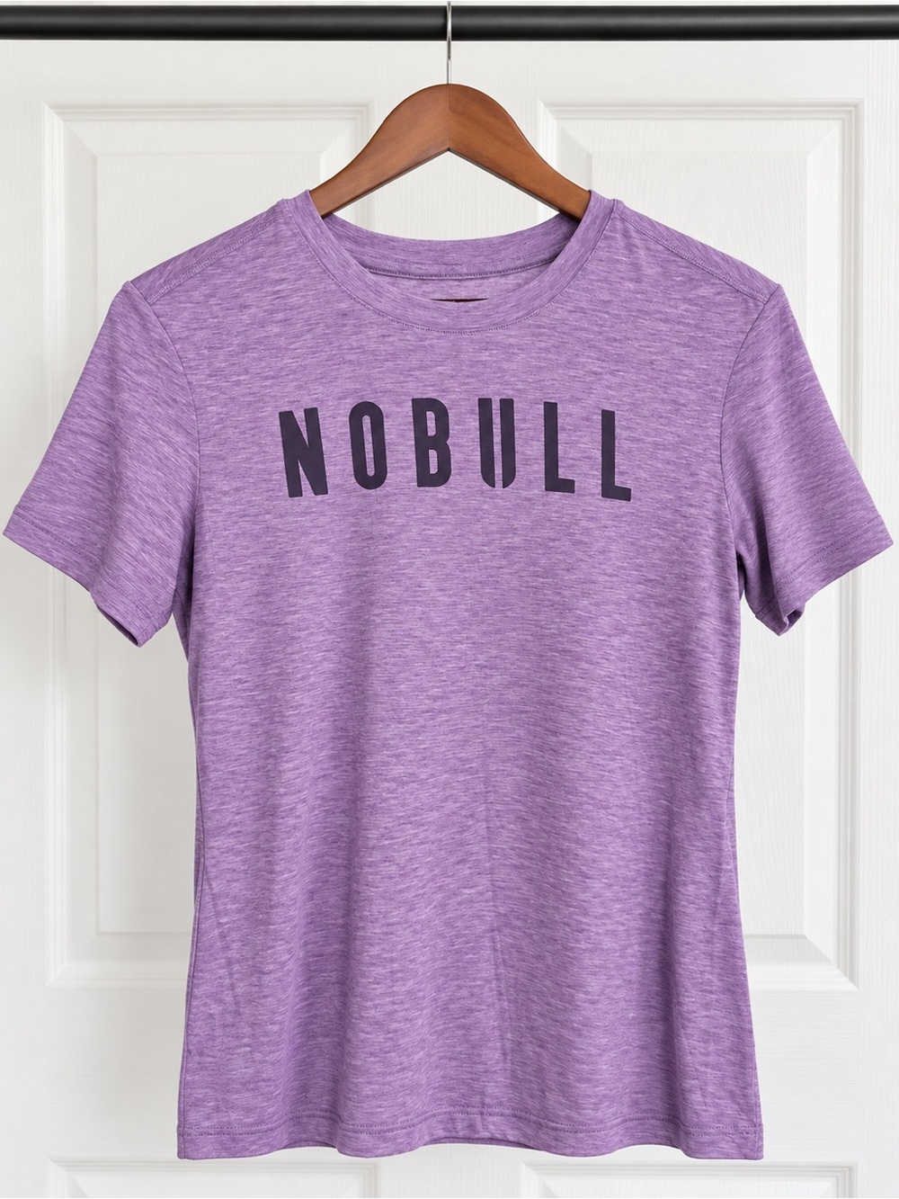 NOBULL Womans Purple Heather Performance Training Tee